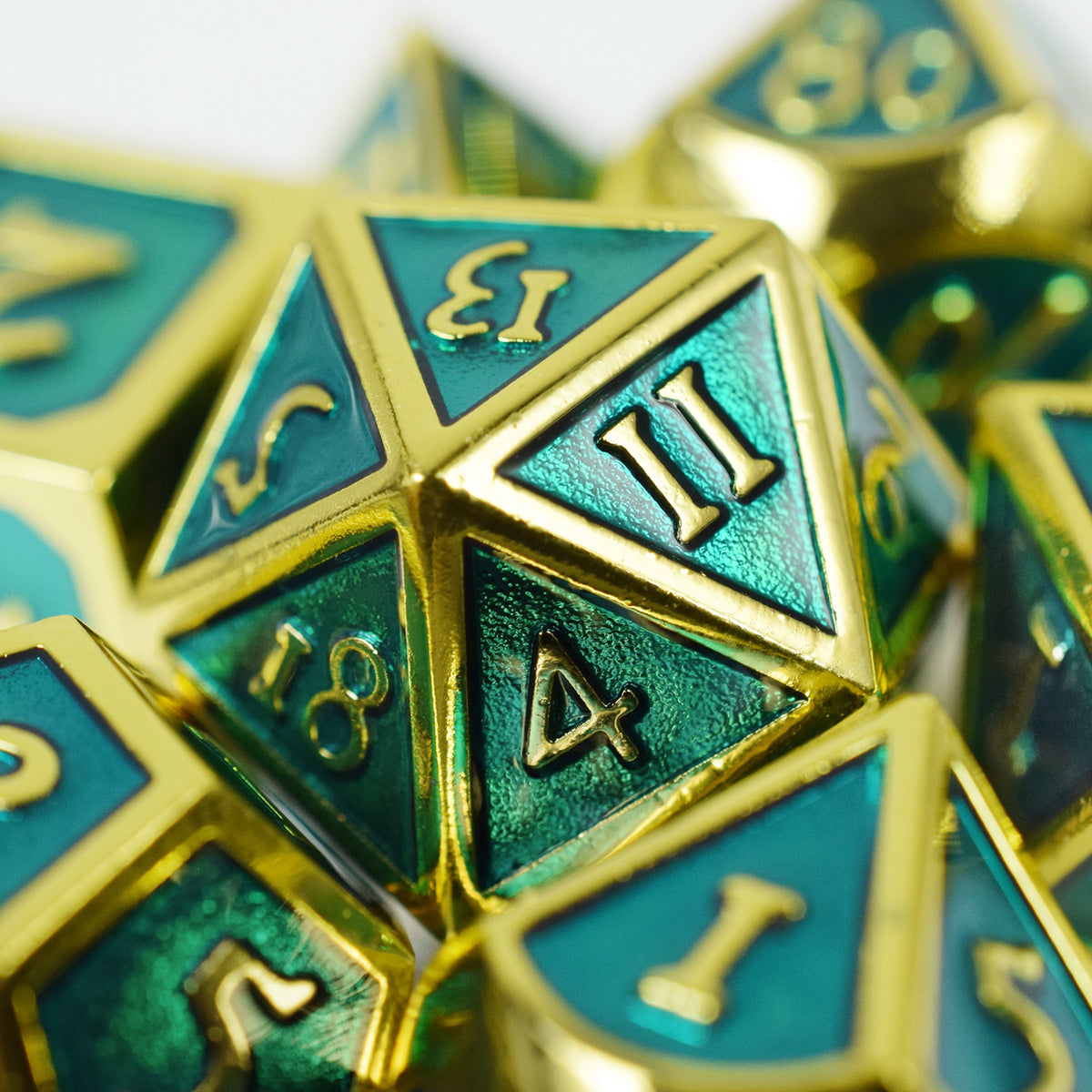 Metallwürfel Set RPG - Premium Polyeder Für Dungeons & Dragons