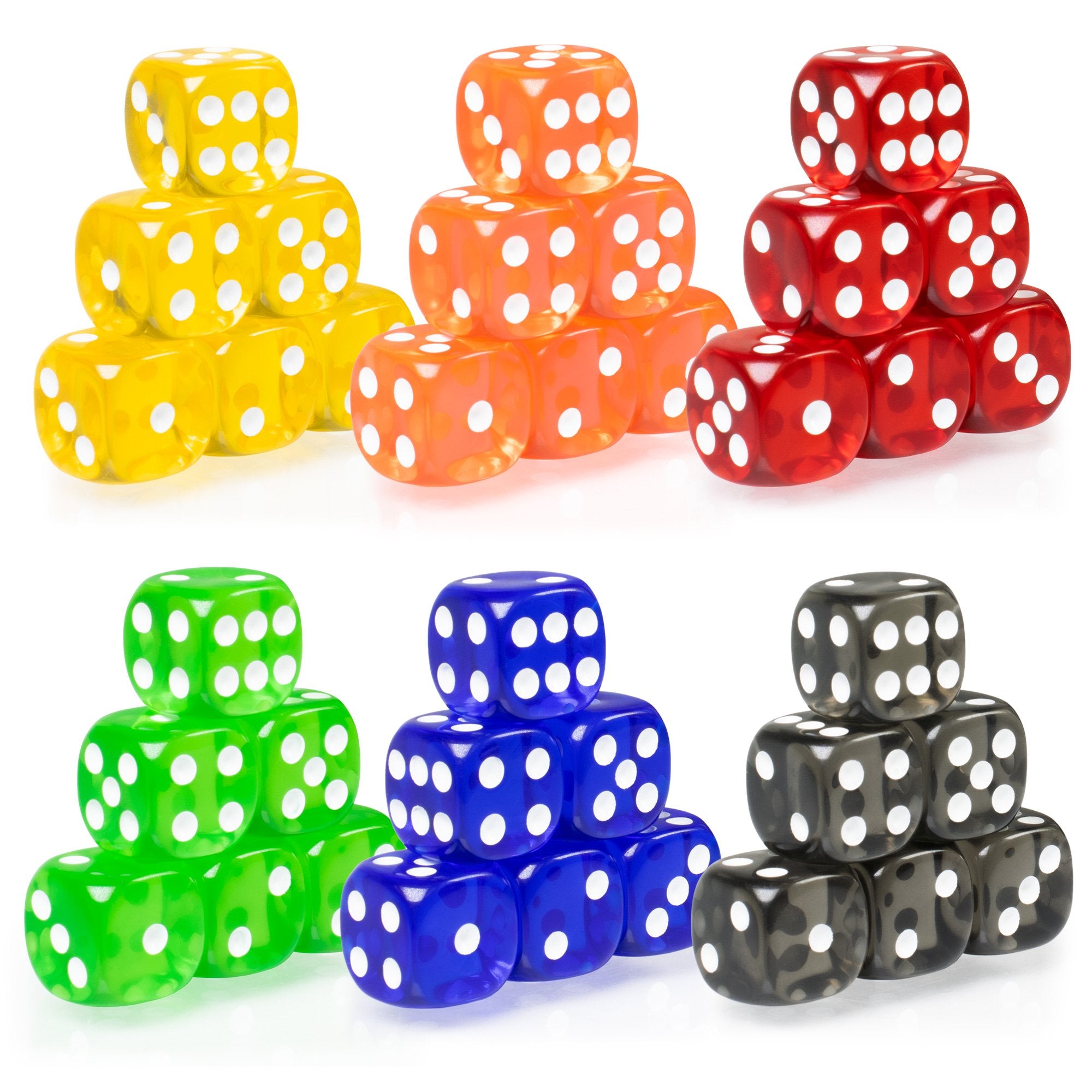 36 Bunte 6 Seitige W rfel In 6 Verschiedenen Farben DiceBuddy 36-bunte-6-seitige-w-rfel-in-6-verschiedenen-farben-dicebuddy